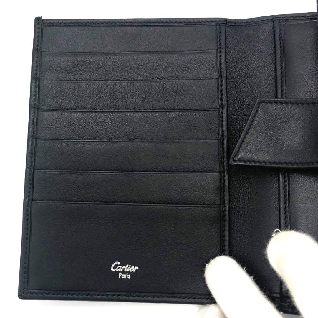 未使用✨カルティエ レザー　トリニティ 三つ折り財布 ブラック