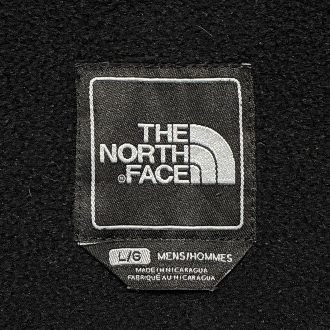 THE NORTH FACE デナリ フリースベスト 刺繍ロゴ 黒 XL相当