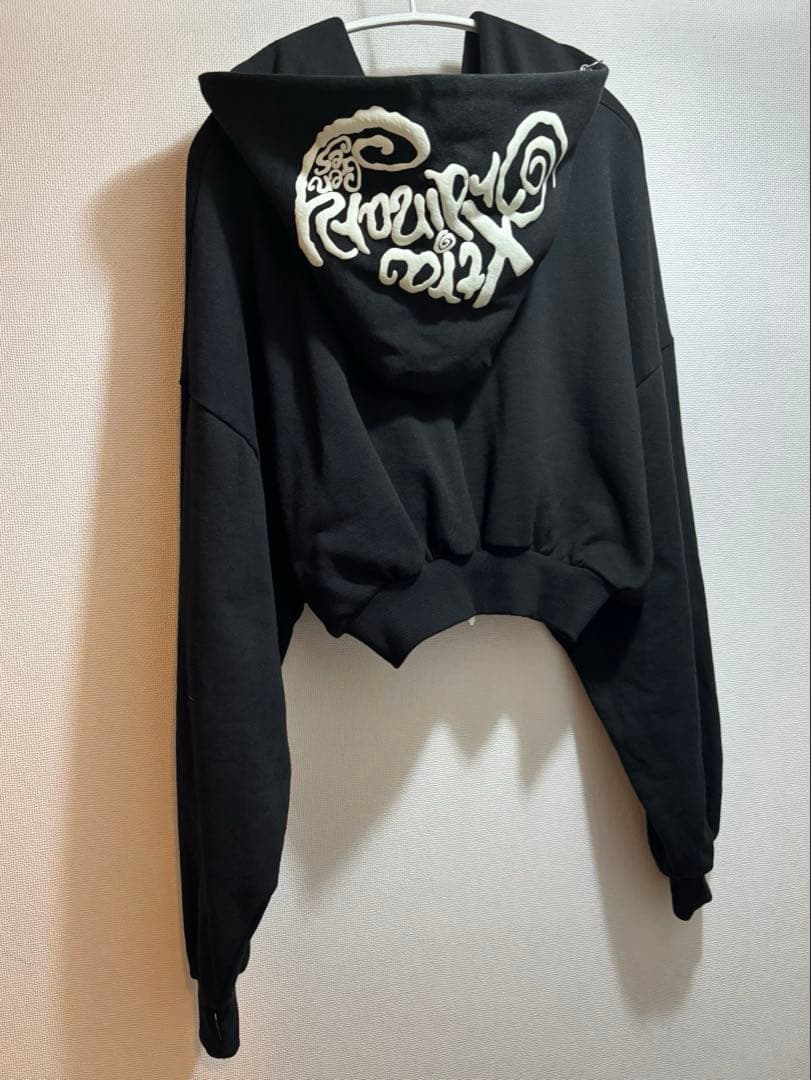 Cropped Zip Hoodie Produced by XG パーカー M