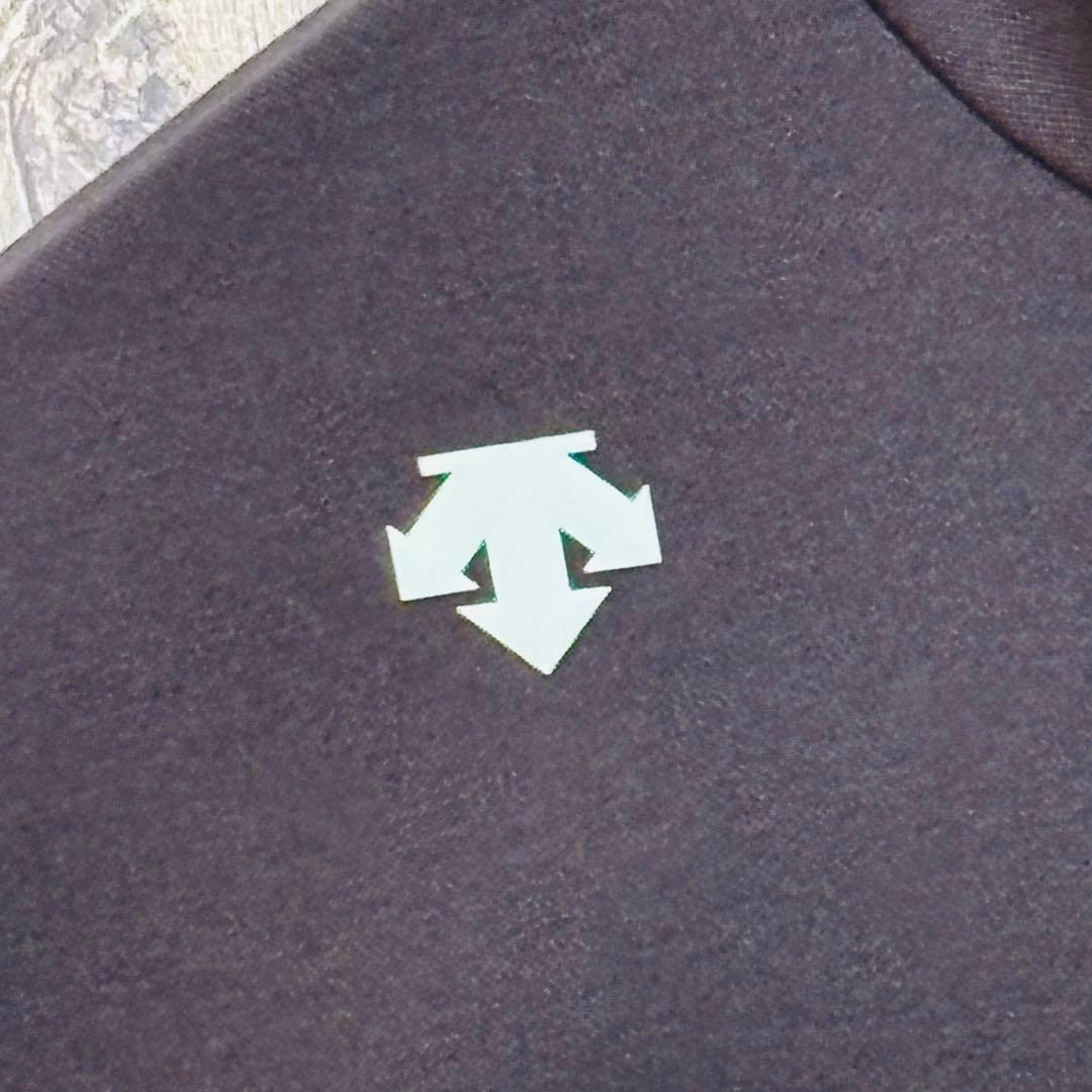 デサント　DESCENTE GOLF モックネック　シャツ　ブラック　 O
