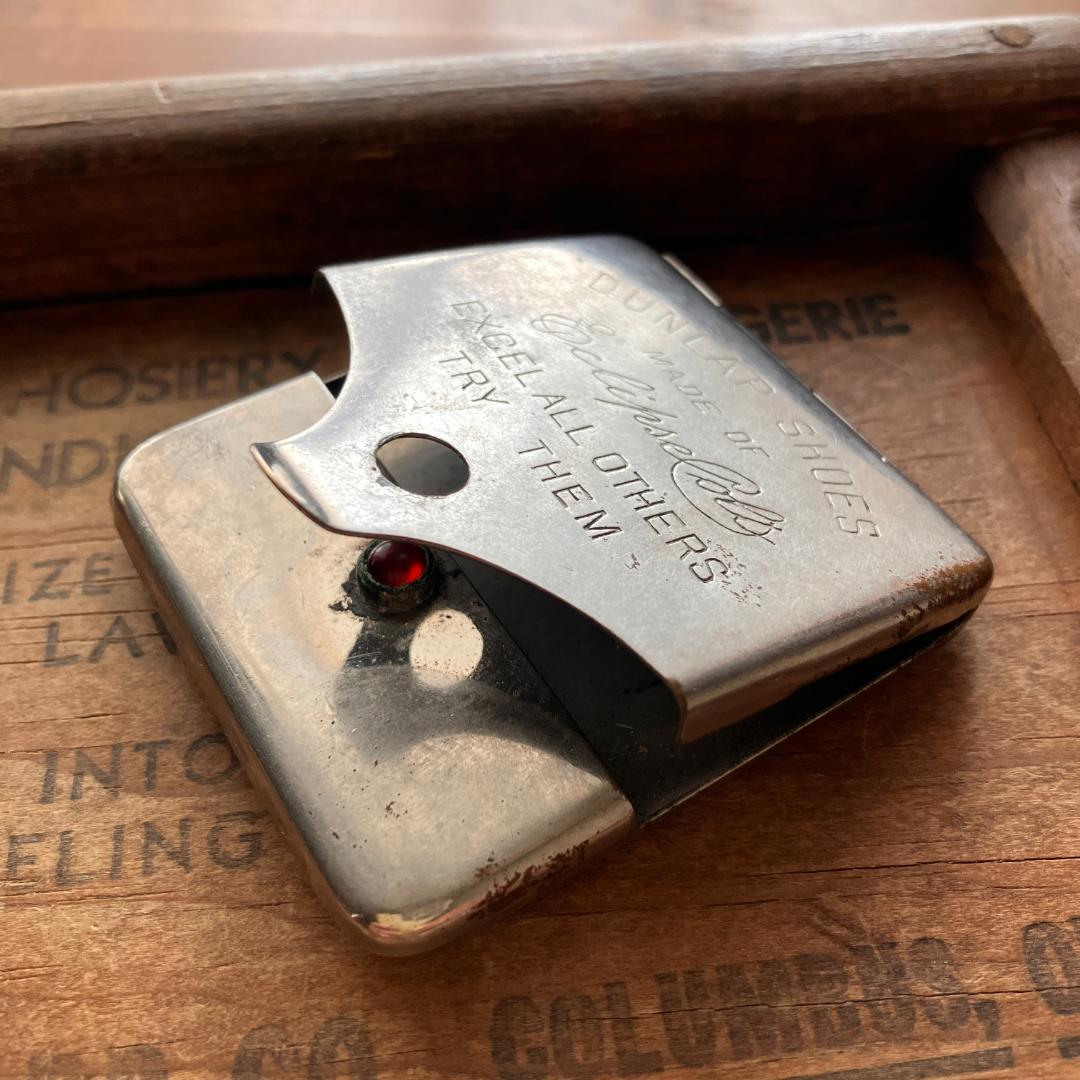 US広告入マッチケース／Early 1900s／antique／ノベルティ