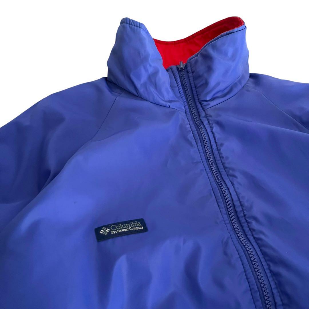 90s Columbia PaddedJacket Y2K Techリバーシブル