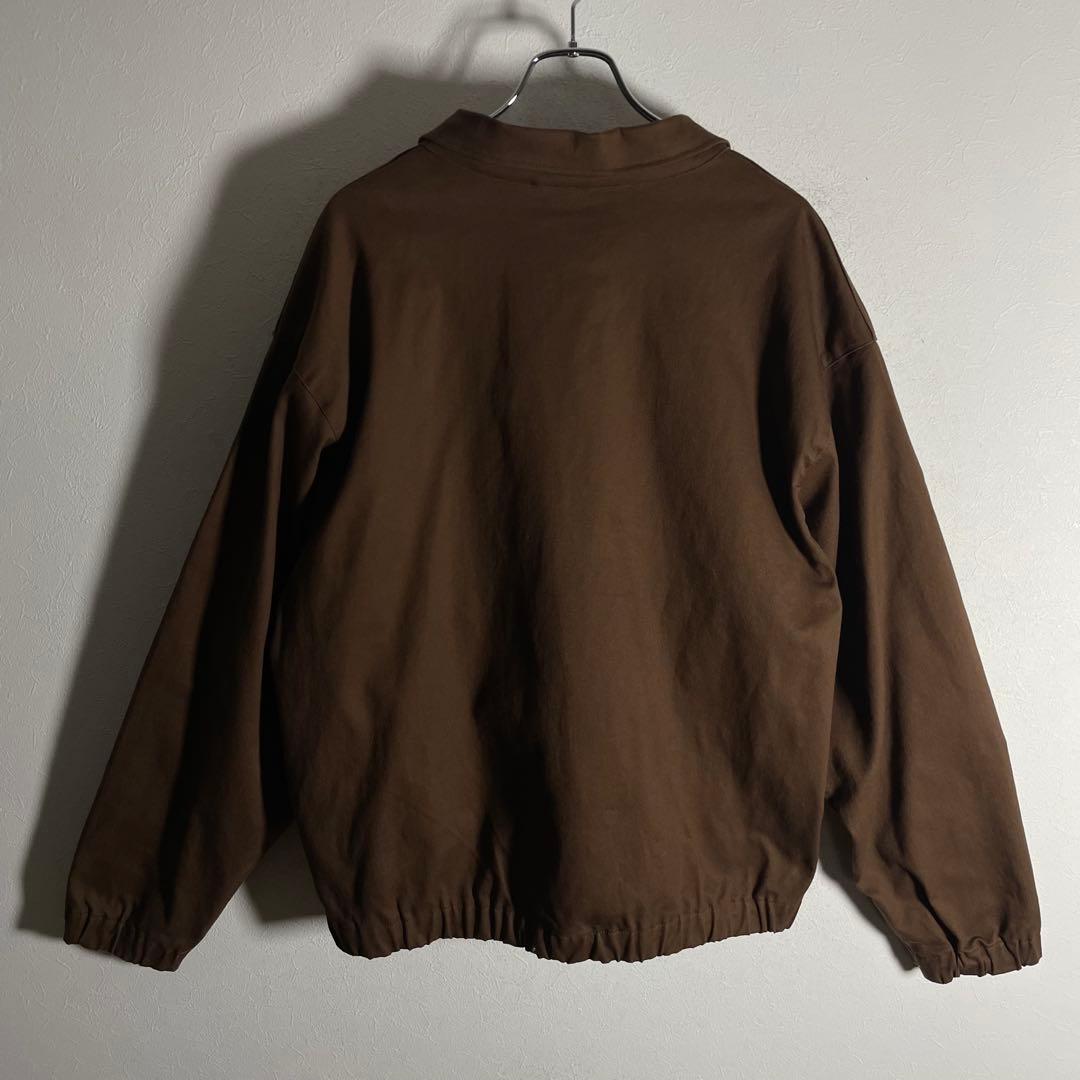 【希少•2XL】NIKE SB fullzip work jacket 茶 刺繍