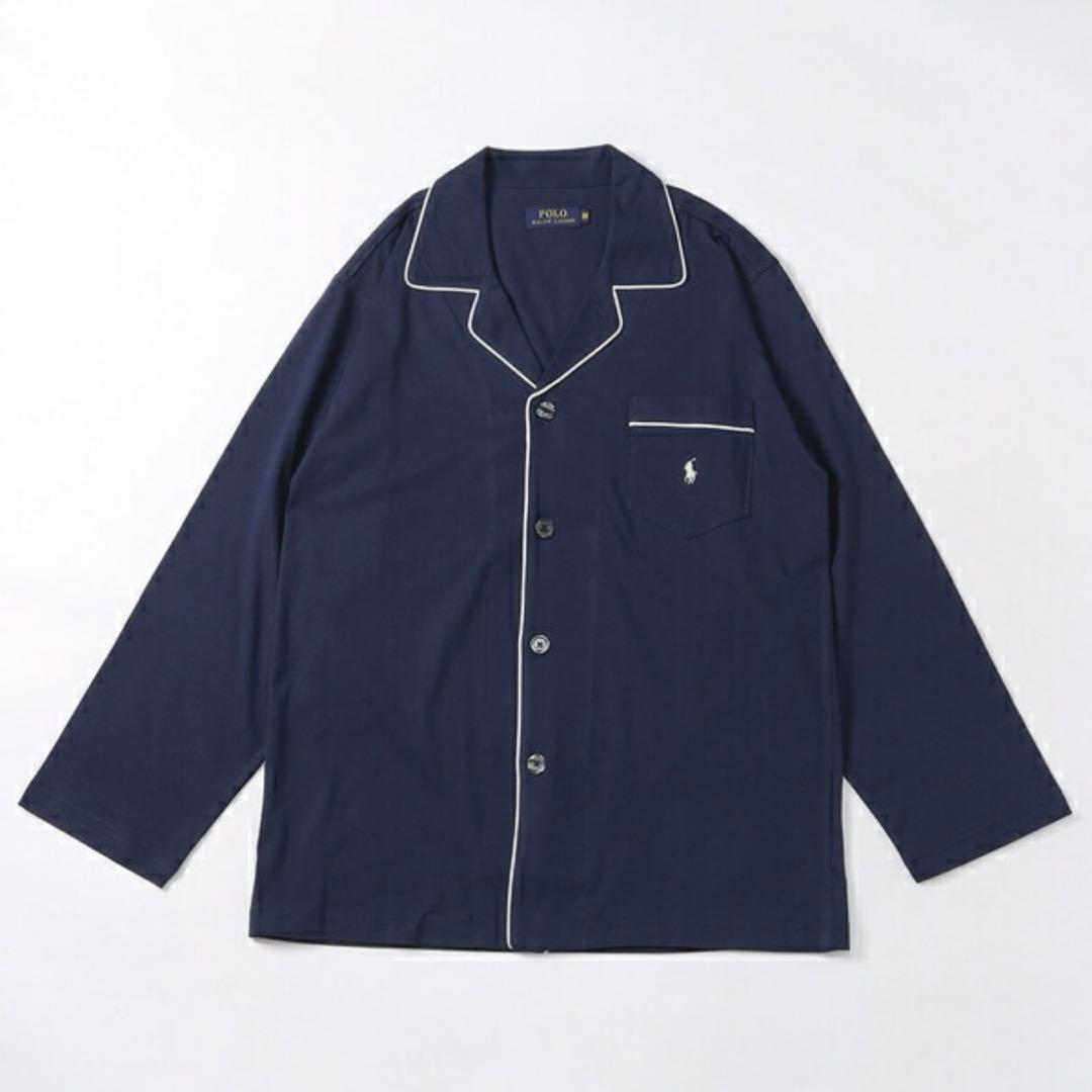 【新品未使用】Ralph Lauren ネイビー パジャマセット M