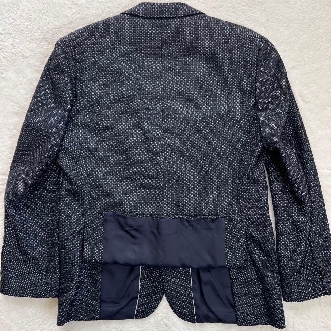 美品 HUGO BOSS ヒューゴボス シルク カシミヤ混 テーラードジャケット