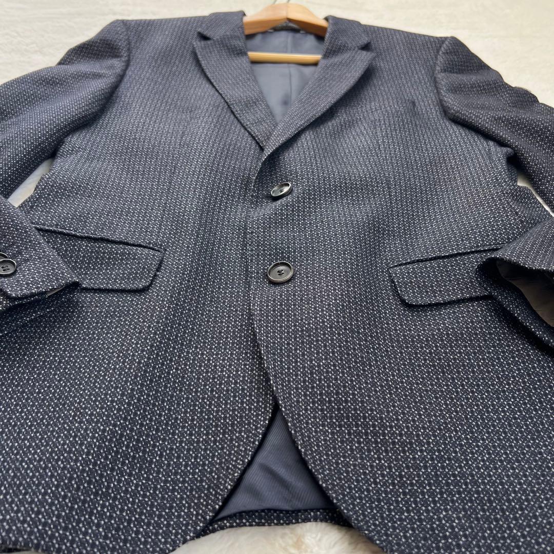 美品 HUGO BOSS ヒューゴボス シルク カシミヤ混 テーラードジャケット
