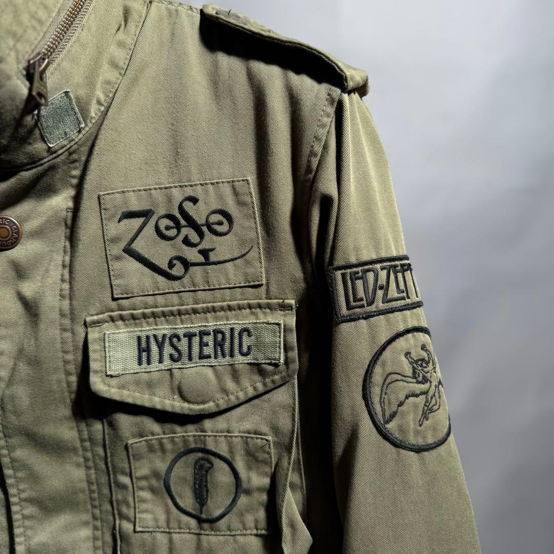 ジャケット・アウター HYSTERICGRAMOUR LED-ZEPPELIN M-65 sFREE