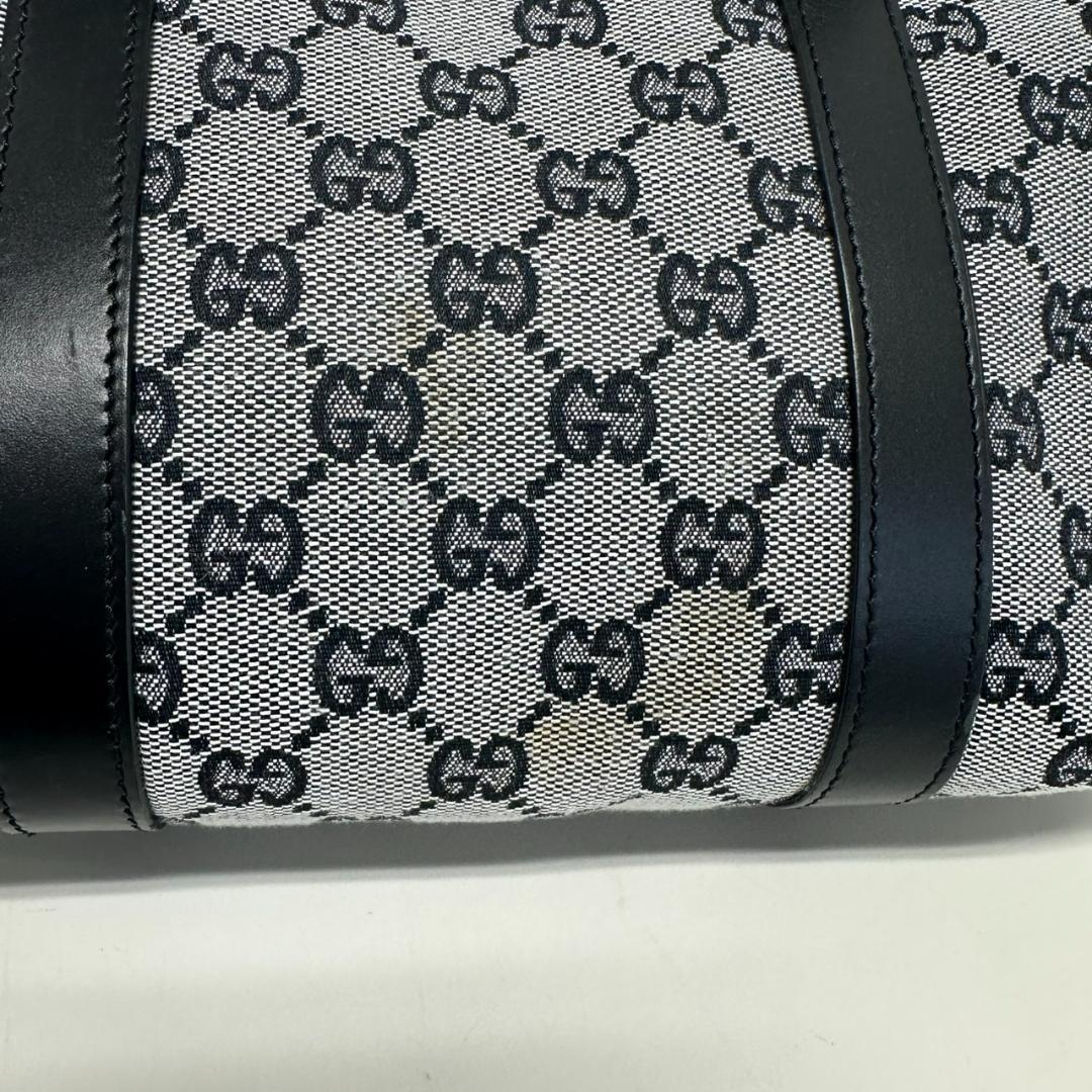 767279/GUCCI GGキャンバス レザーボストン 000.0851