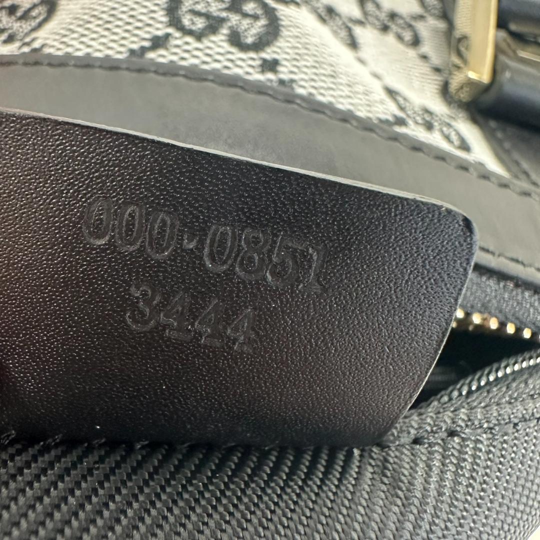 767279/GUCCI GGキャンバス レザーボストン 000.0851