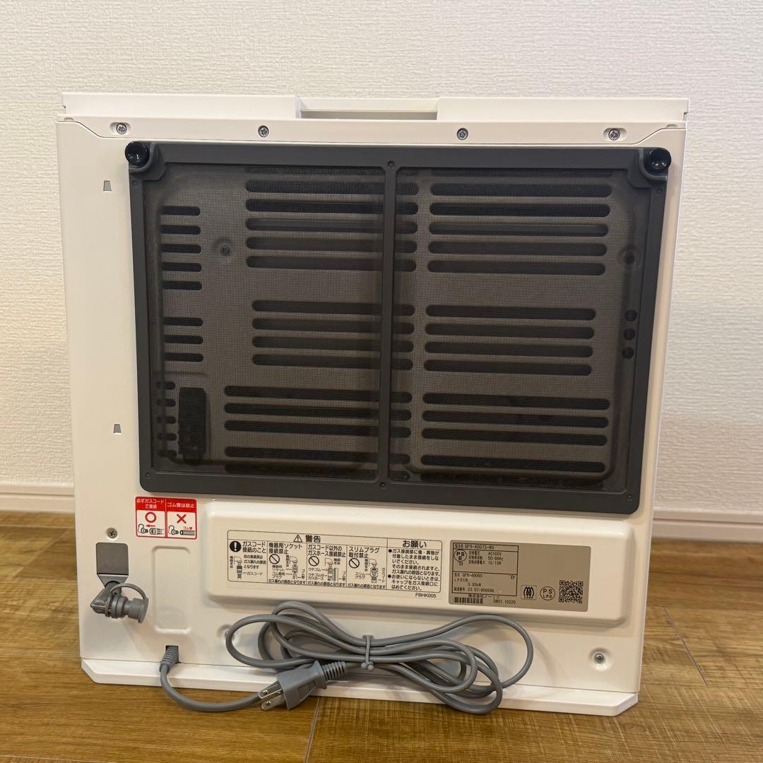 ノーリツ ガスファンヒーターGFH-4007S ガスコード付き ※LP用 ※中古