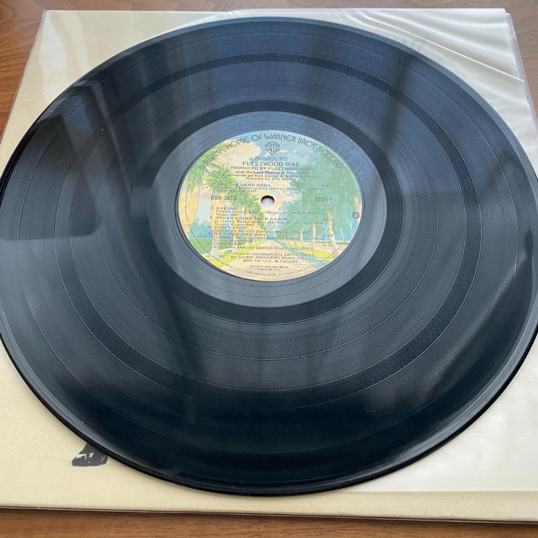 洋楽 LP Fleetwood Mac Rumours BSK 3010 US ORG