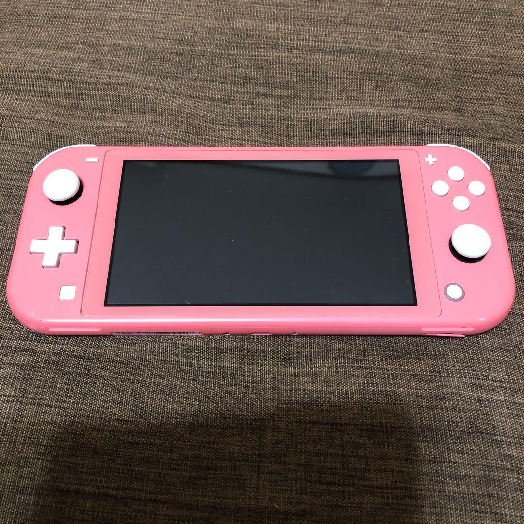 ニンテンドースイッチlite コーラルピンク ジャンク品