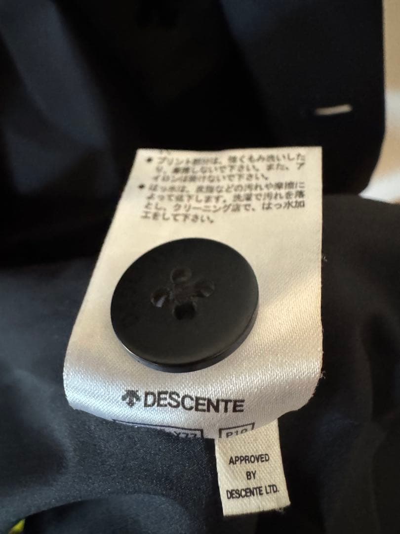 希少　美品　DESCENTE 高機能PACKABLE JACKET BLACK