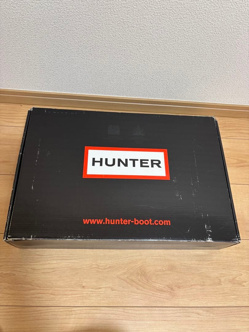 HUNTER ロングレインブーツ UK5(24cm) チョコレート