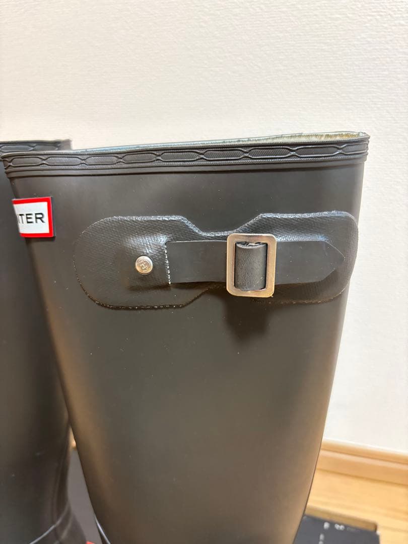 HUNTER ロングレインブーツ UK5(24cm) チョコレート