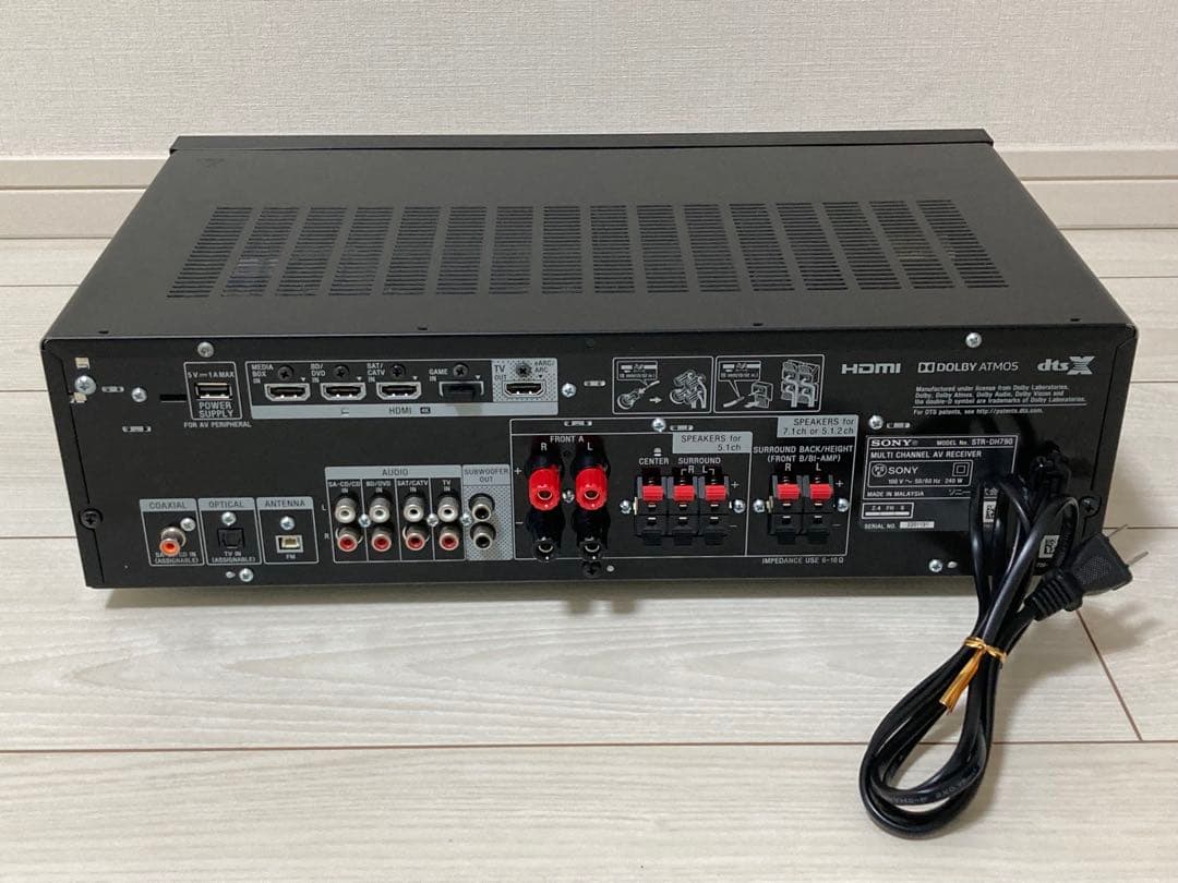 SONY STR-DH790 AVアンプ 7.1ch 4K Atmos