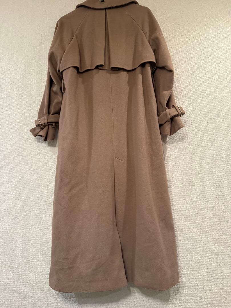 anuans ウールトレンチコート CAMELSサイズ