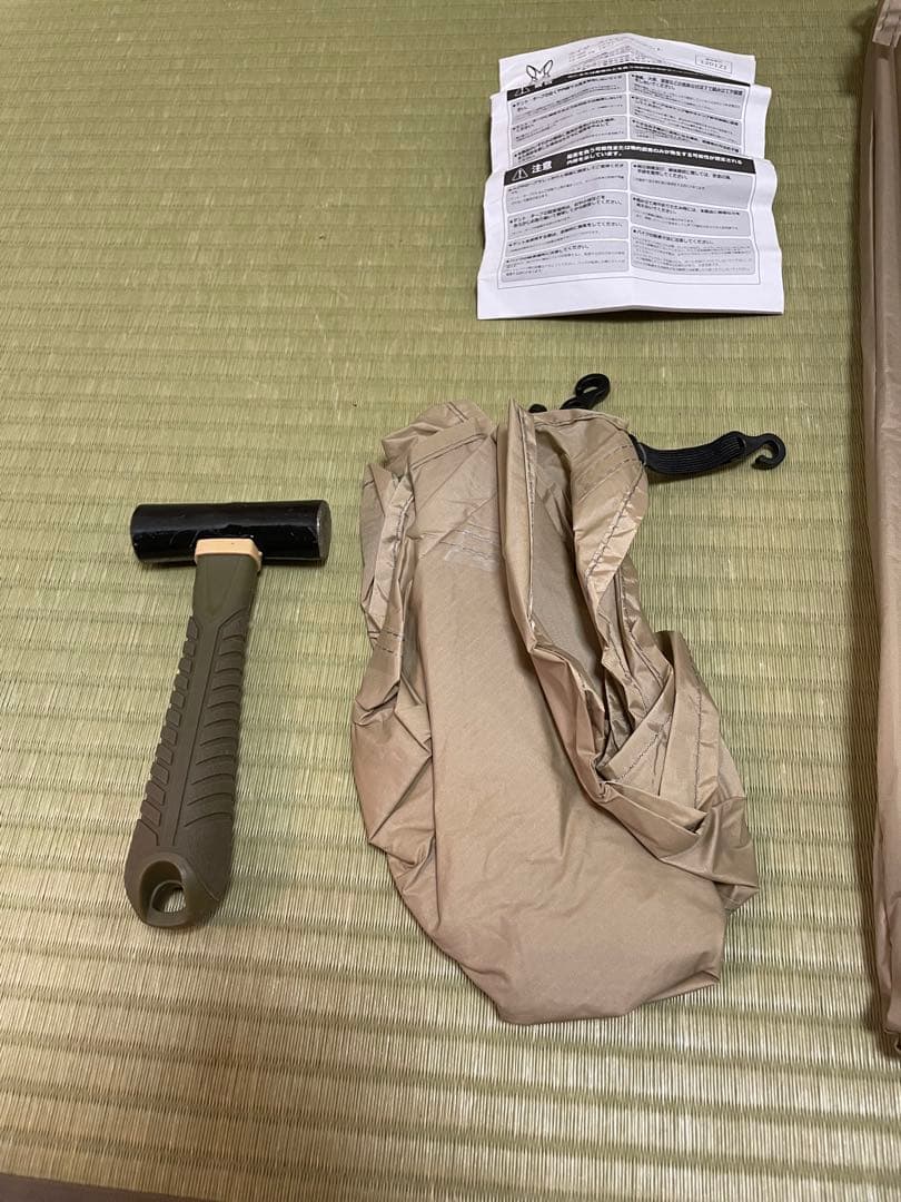 【美品】　DOD バイクインテント　ワンタッチテント　ポール付き
