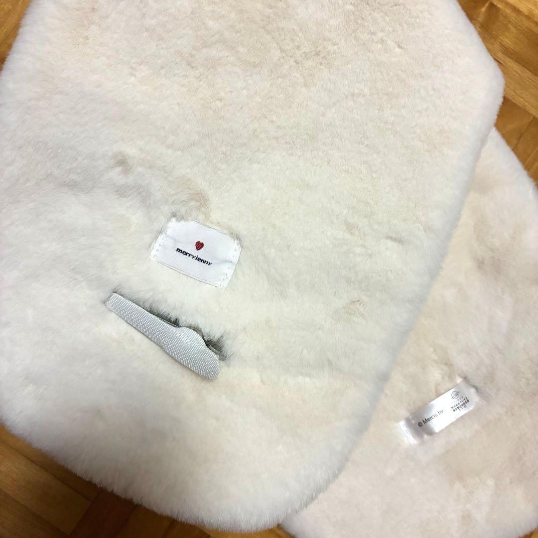 【美品！】merry jenny×miffy ふわふわ ティペット マフラー