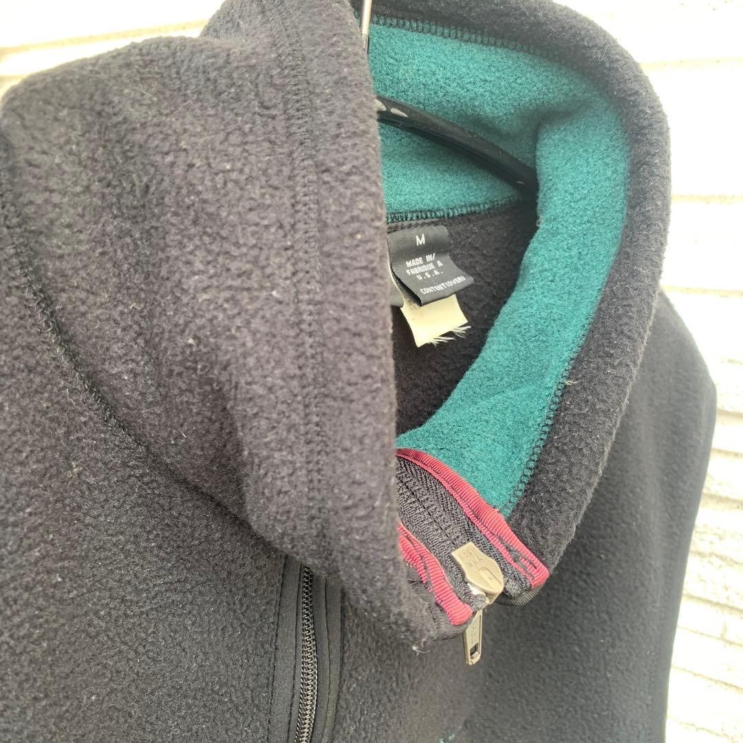 90s USA製 patagonia パタゴニア フリースベスト ブラック M