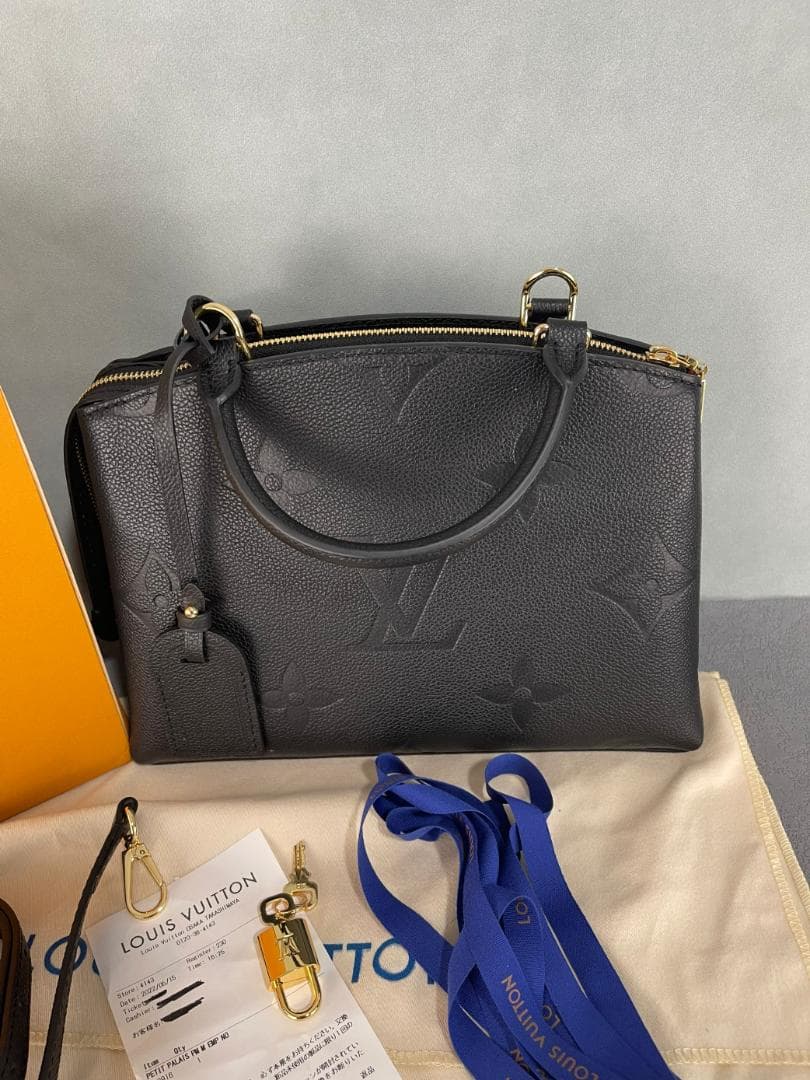 ネイビー ハンドバッグ M58916