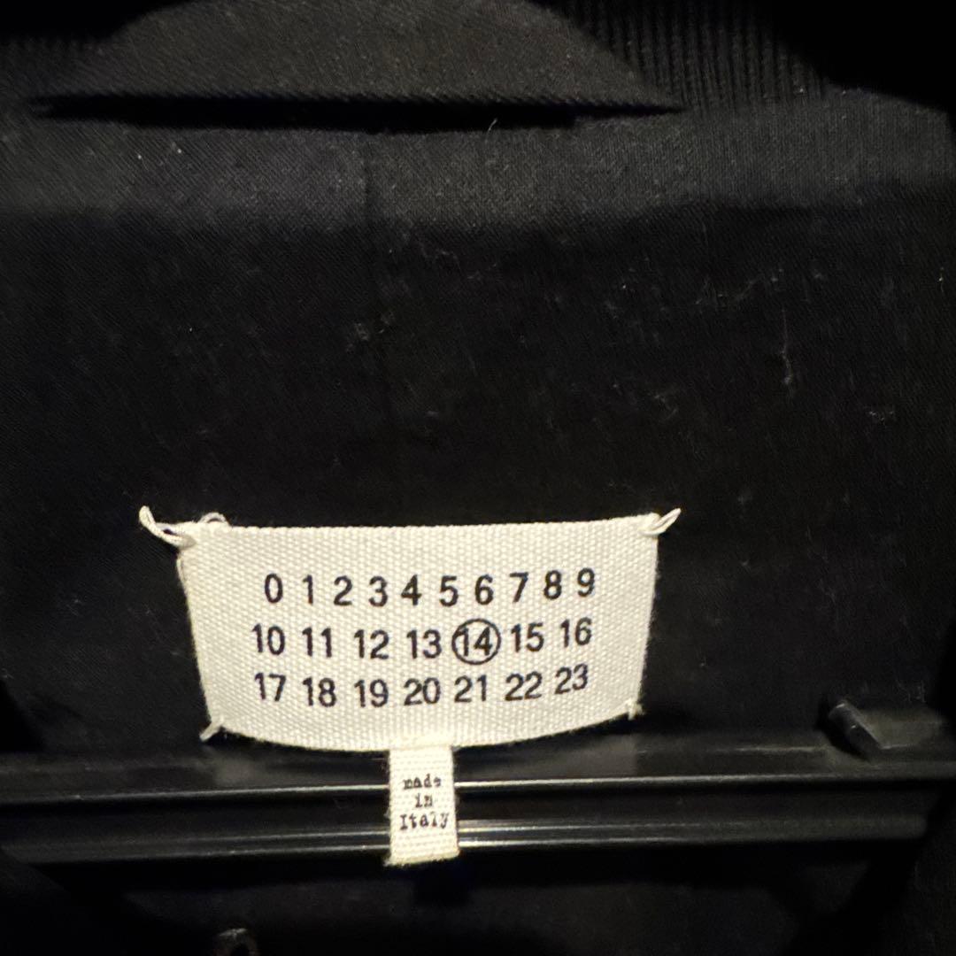 Maison Margiela ジャケット 八の字ジップ 48 黒