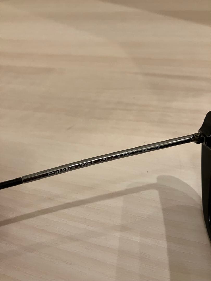 極美品　CHANEL シャネル　ココマーク　キャットアイ　サングラス　ブラック