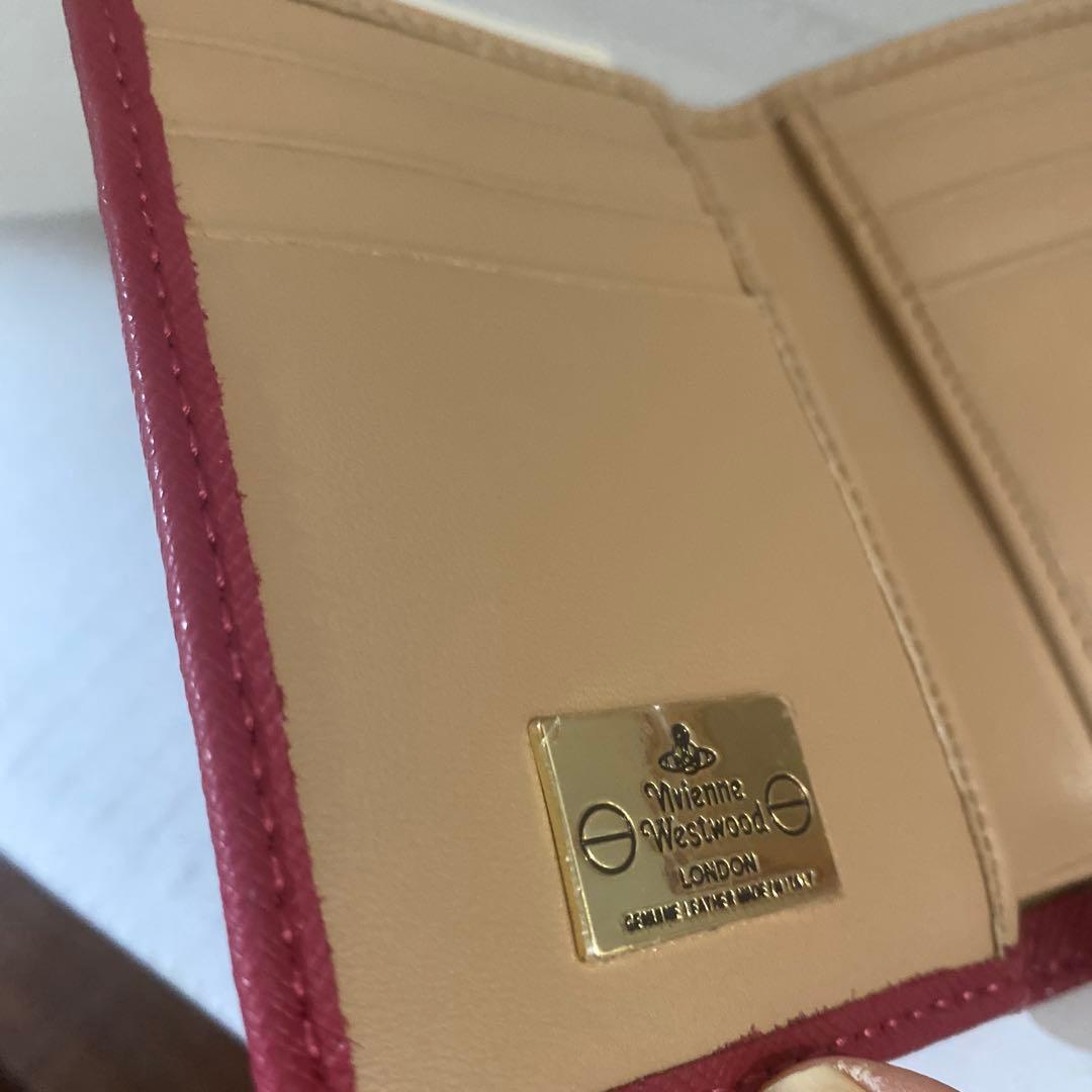 新品未使用 Vivienne Westwood 三つ折り財布　ピンク