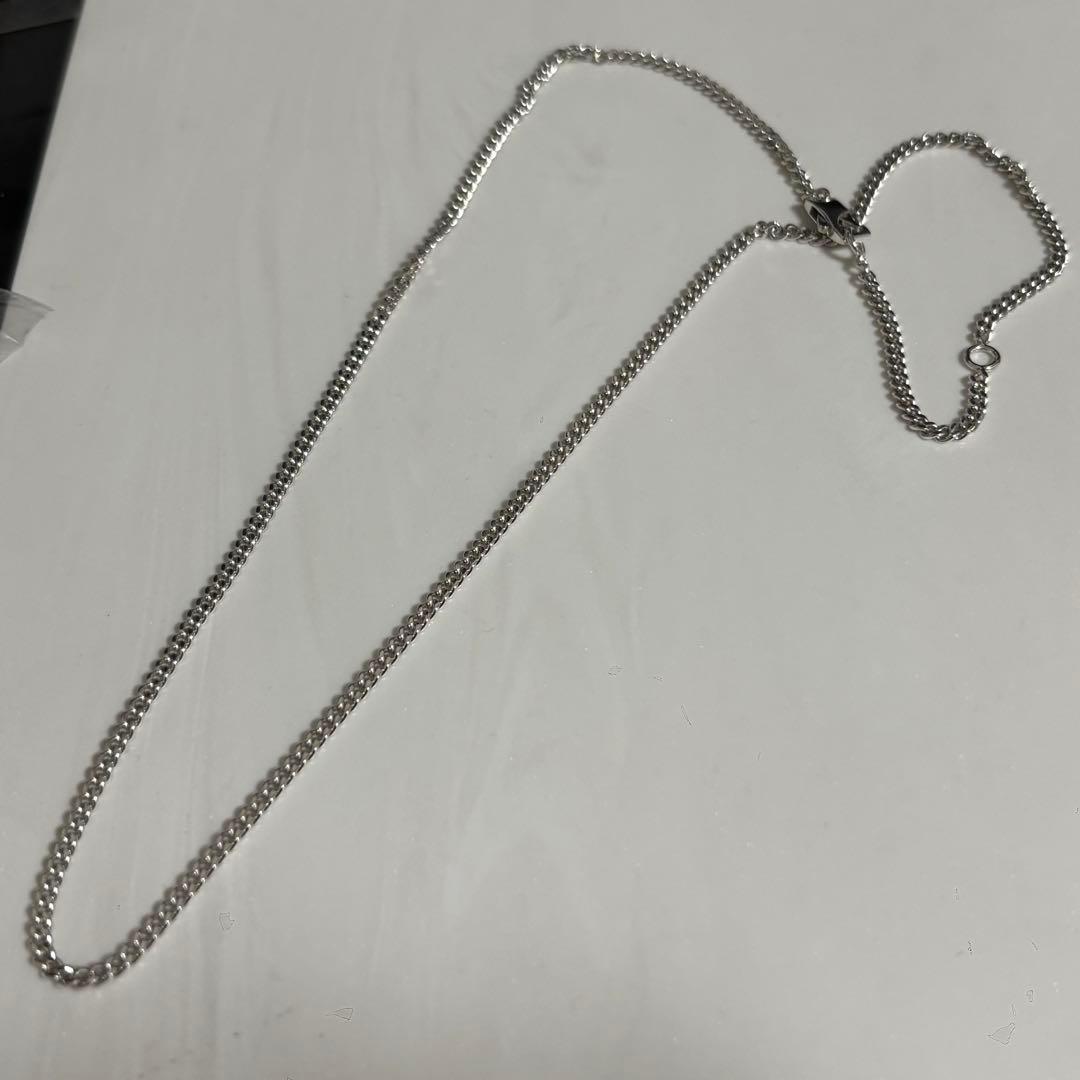 GUCCI 新品同様品　G刻印喜平チェーンネックレス　3㎜幅　925