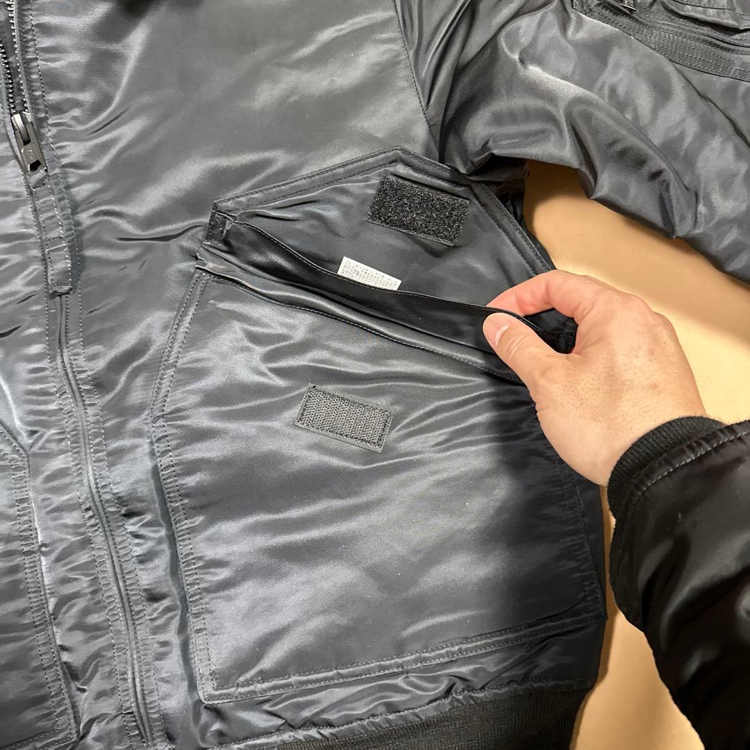 Sサイズ黒CWU45P初年度型復刻 MIL83388B フライトジャケット