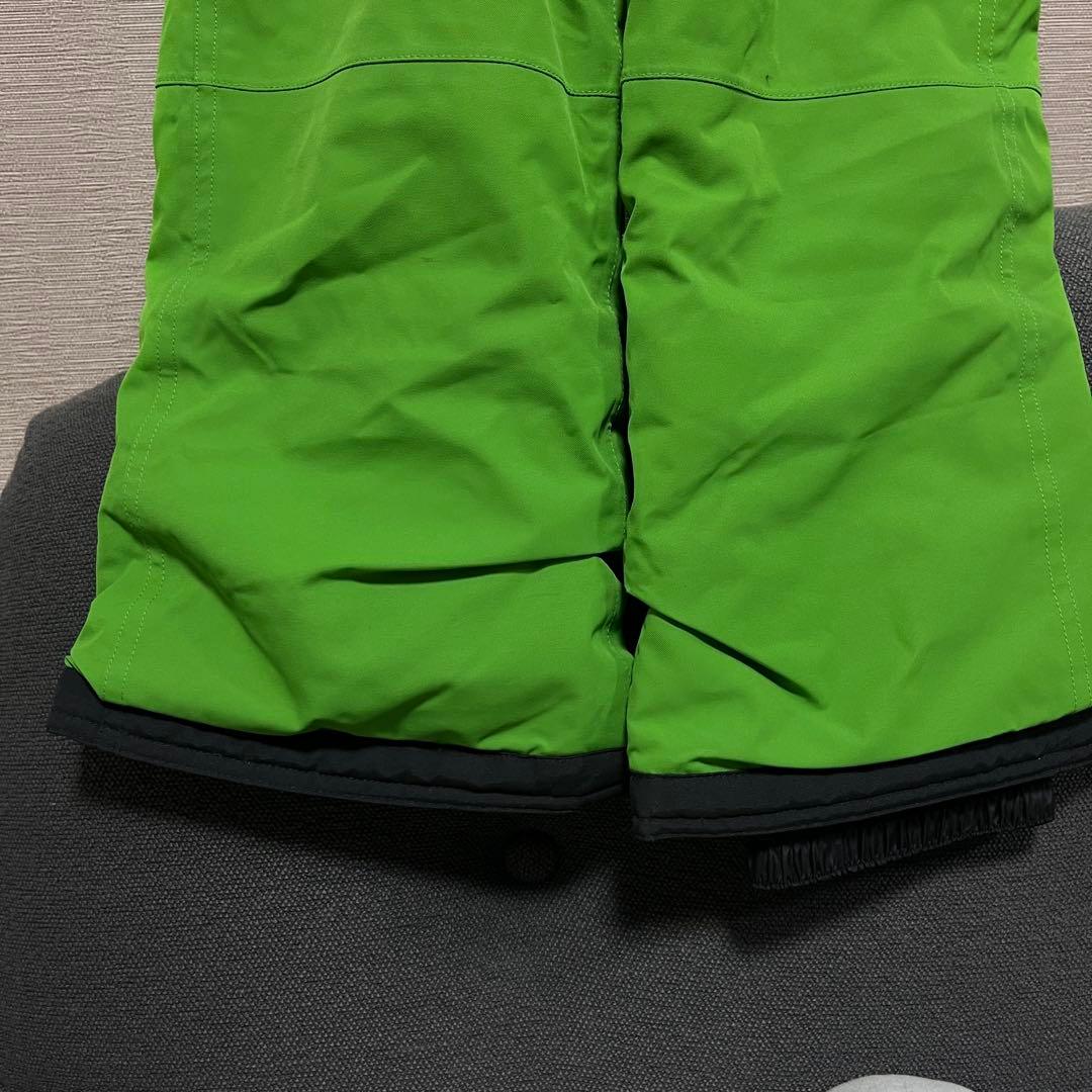 美品 BURTON バートン キッズ スノー ウェア ビブ グリーン 4T