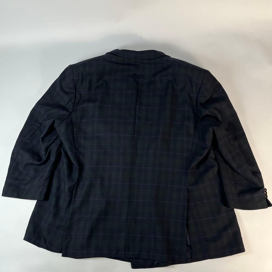 90s　2XL　バーバリーズ　ドイツ製　紺ブレ　ダブル テーラードジャケット