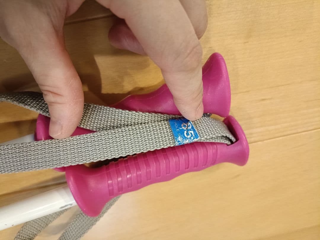１１８センチ ピンク　スキー　ブーツ21から22センチ　ストック８５センチセット