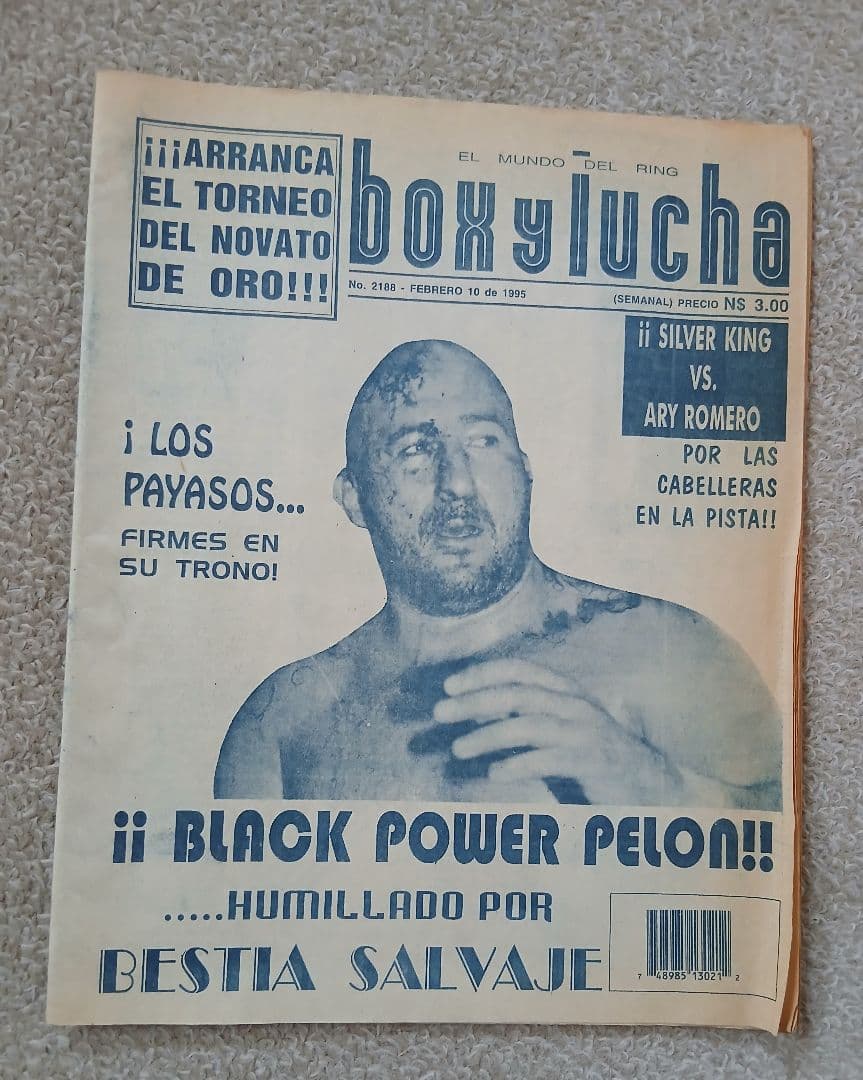 【年代物1995年ルチャリブレグッズ】対戦カード、box y luchaなど7点
