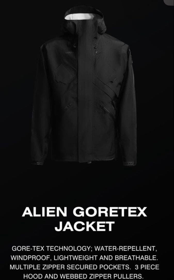 【美品】NIKE NOCTA ALIEN GORE-TEX JACKET