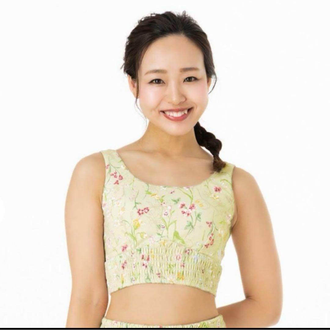 新品未使用【SUKALA】ボタニカルシャーリングブラトップ　イエロー　L
