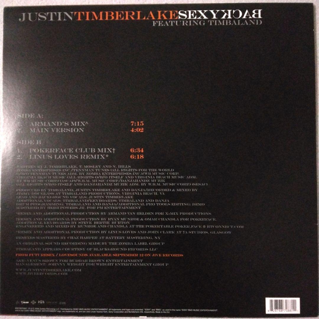 美品 4枚セット Justin Timberlake SexyBack