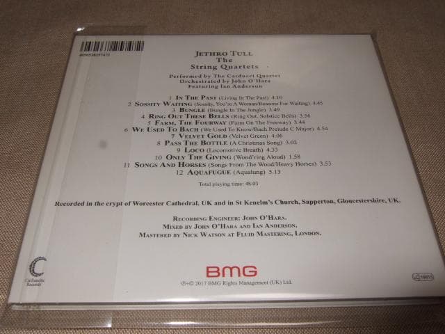 JETHRO TULL,新品,直筆サイン,Ian Anderson,ジェスロタル