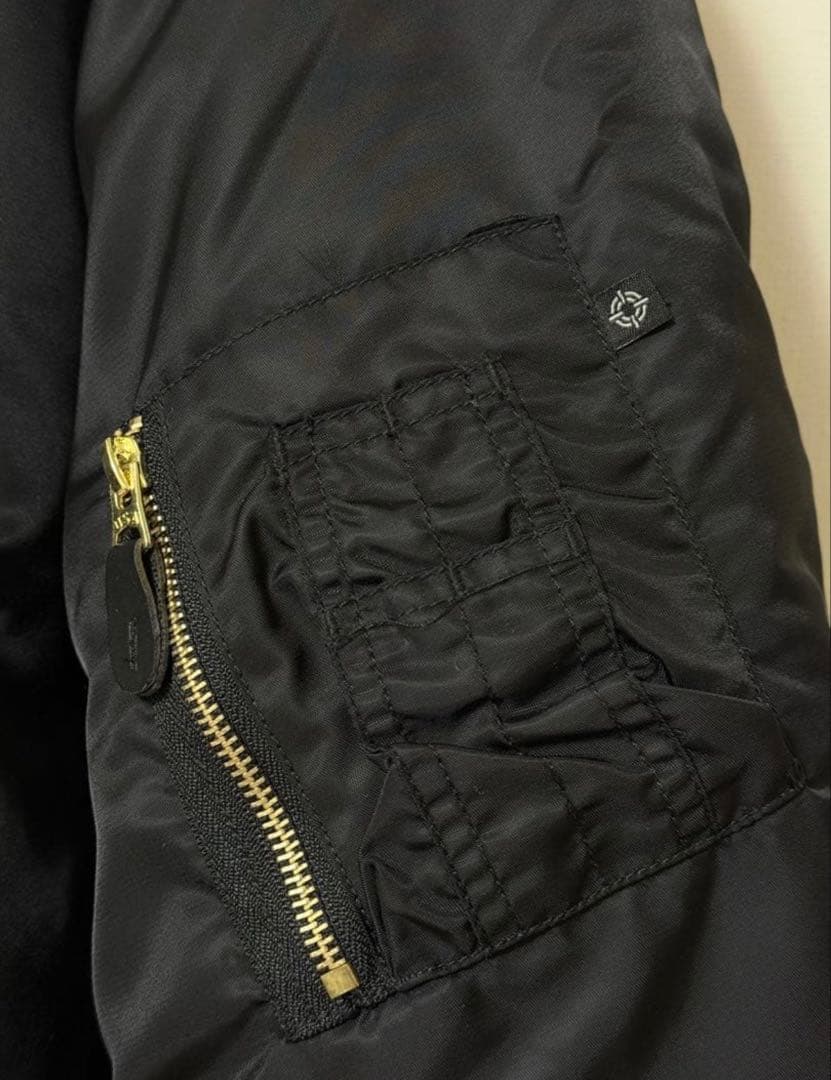 ジャケット・アウター FOSTEX MCD MA-1 XL BLACK RAFSIMONS