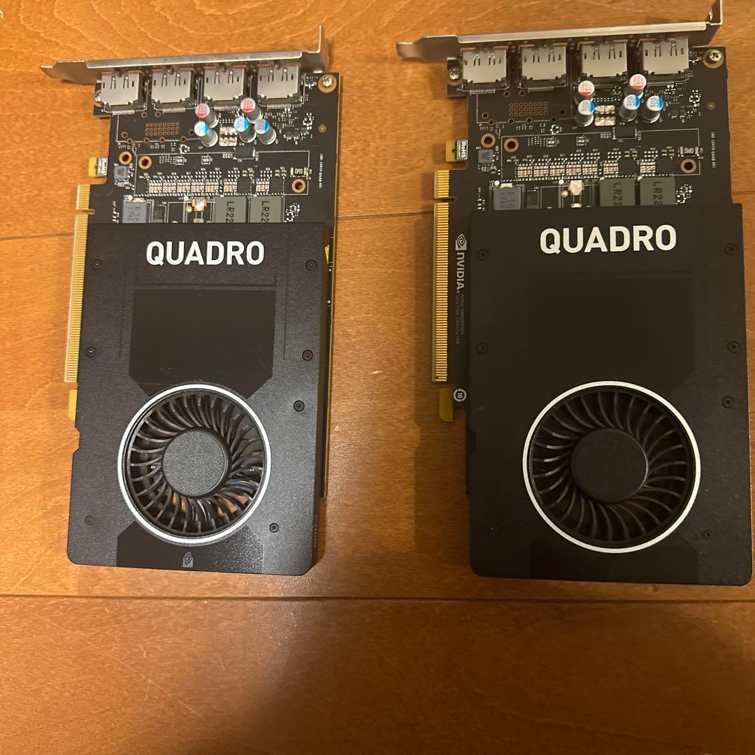 NVIDIA グラフィックボードQUADRO P2000 2セット