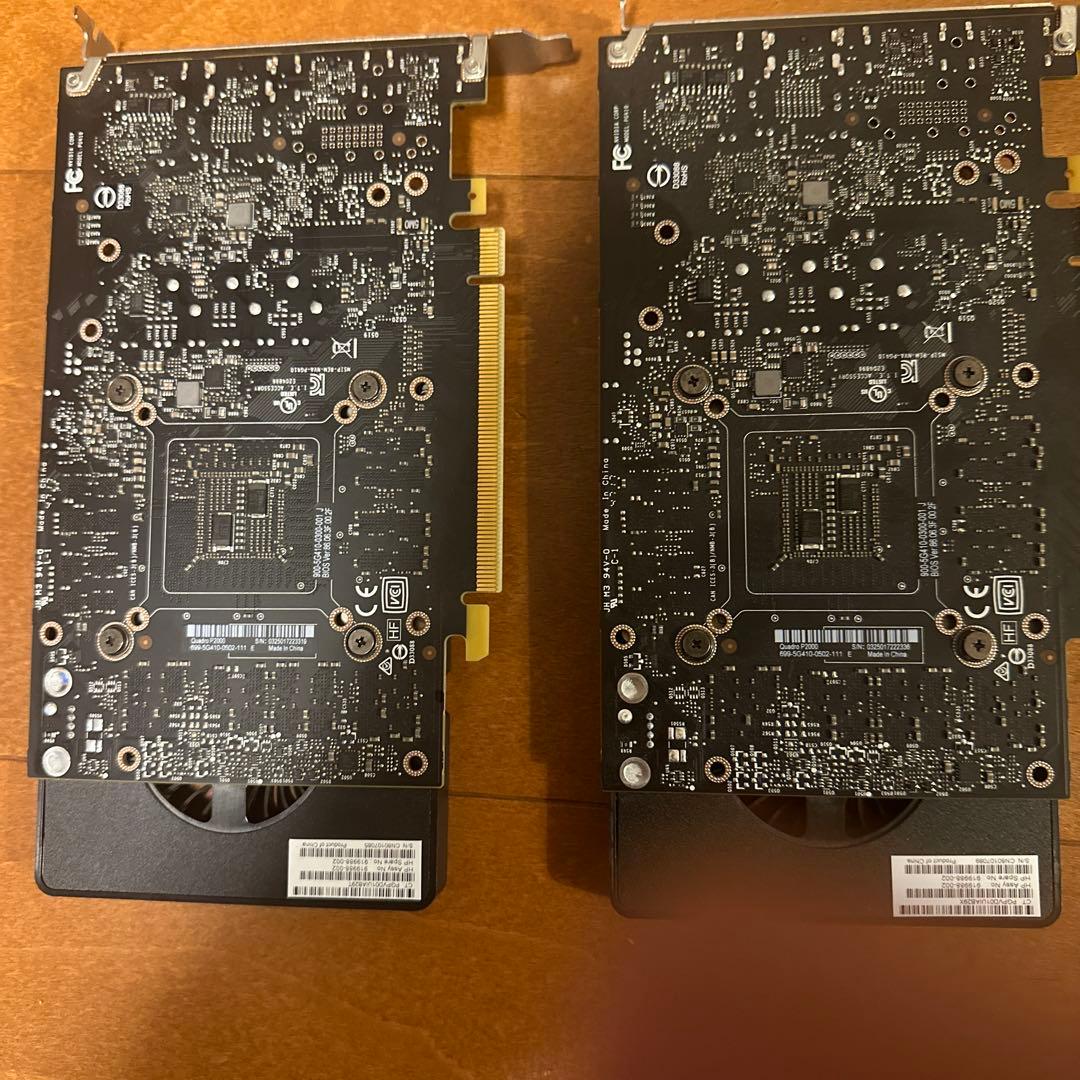 NVIDIA グラフィックボードQUADRO P2000 2セット