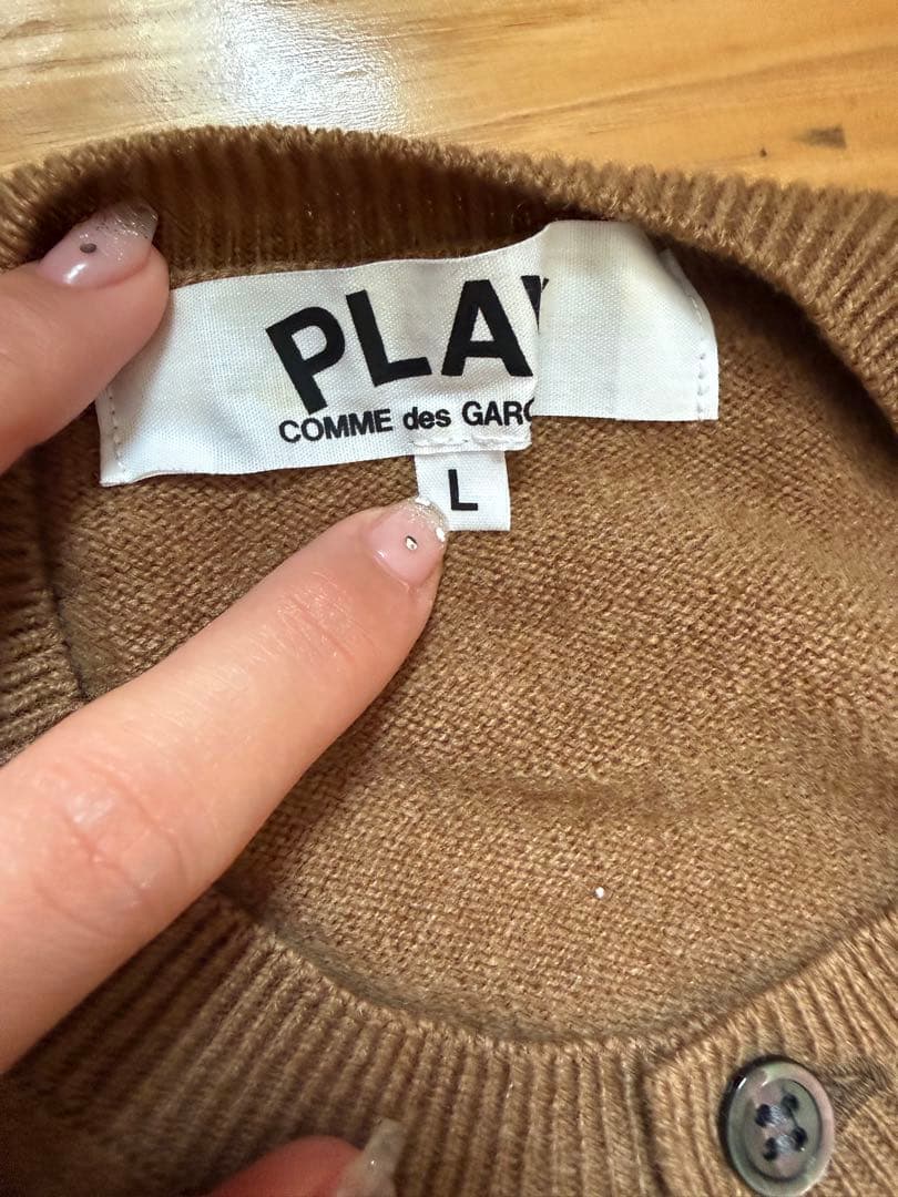PLAY COMME DES GARCONS コムデギャルソン カーディガン