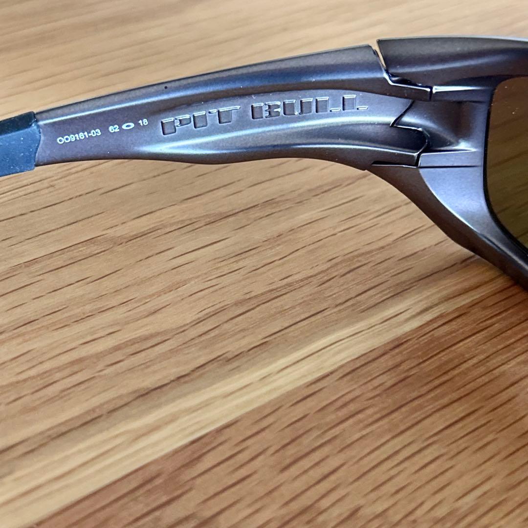 か*も様 廃盤レア　オークリーピットブル　ガンメタル Oakley Pit Bu
