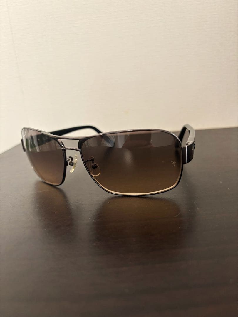 Ray-Ban ブラウンレンズ スクエアサングラス