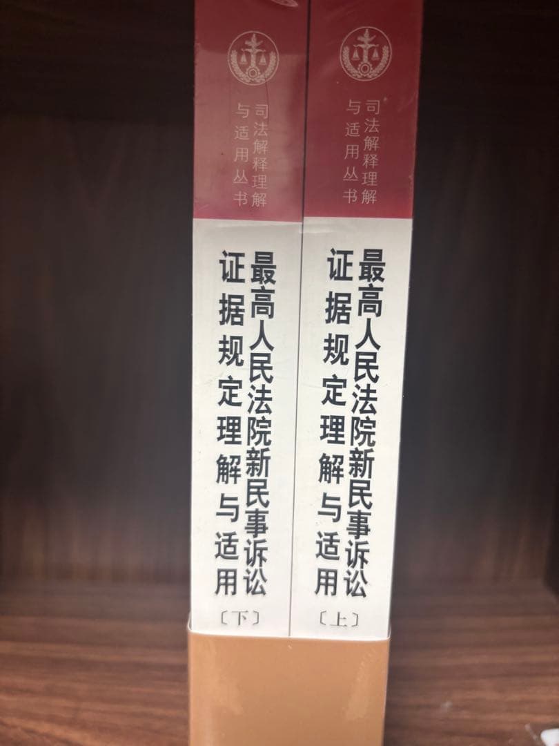 中国　最高人民法院 新民事诉讼证据规定 理解与适用（上下巻）
