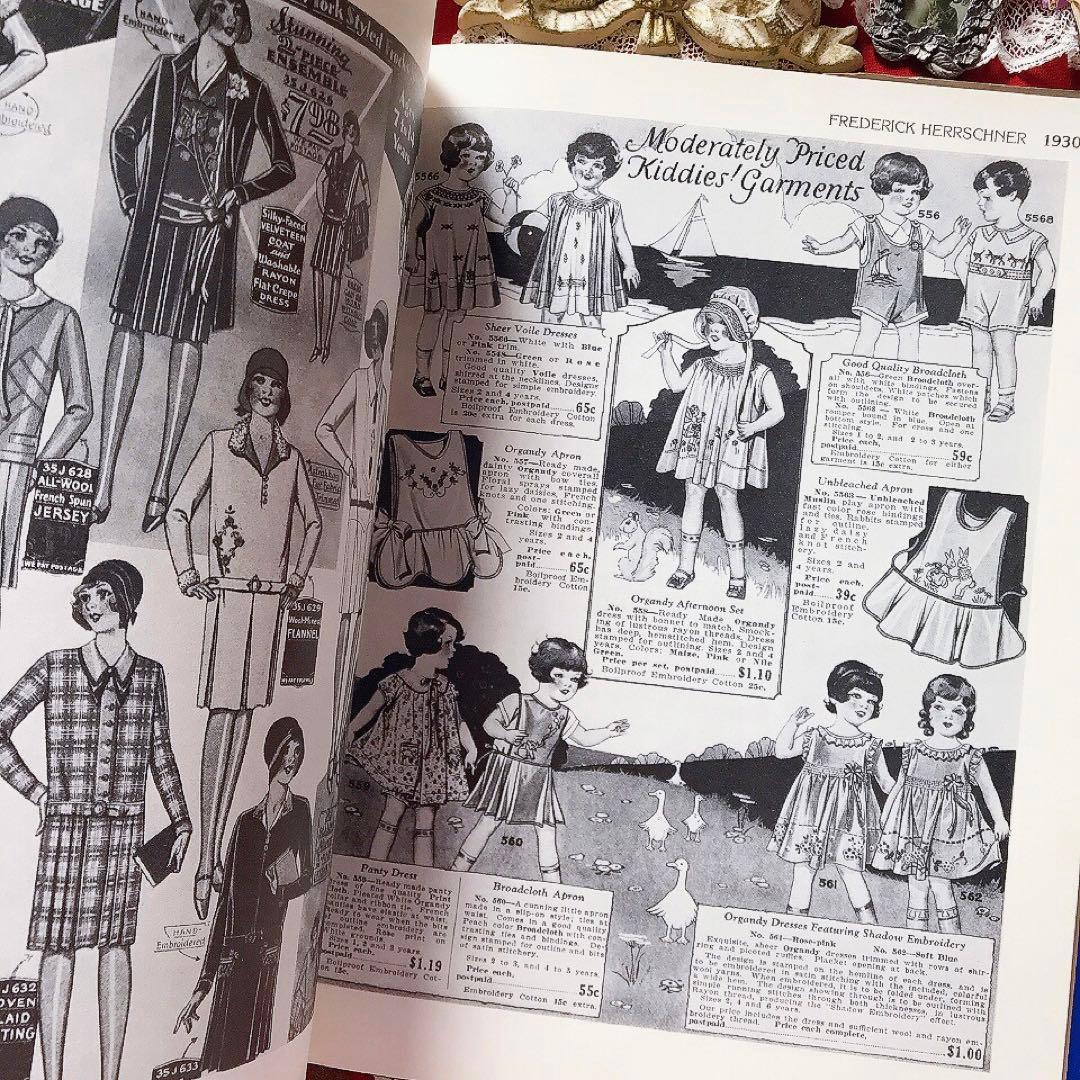アンティーク子供服カタログ 広告 ヴィクトリアン洋書 少女♡ファッションプレート
