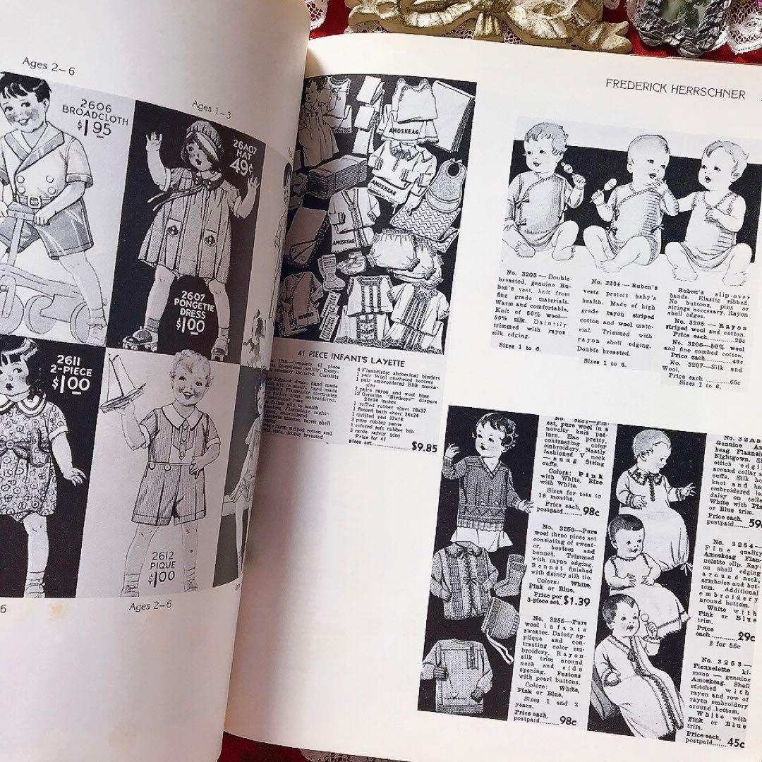 アンティーク子供服カタログ 広告 ヴィクトリアン洋書 少女♡ファッションプレート