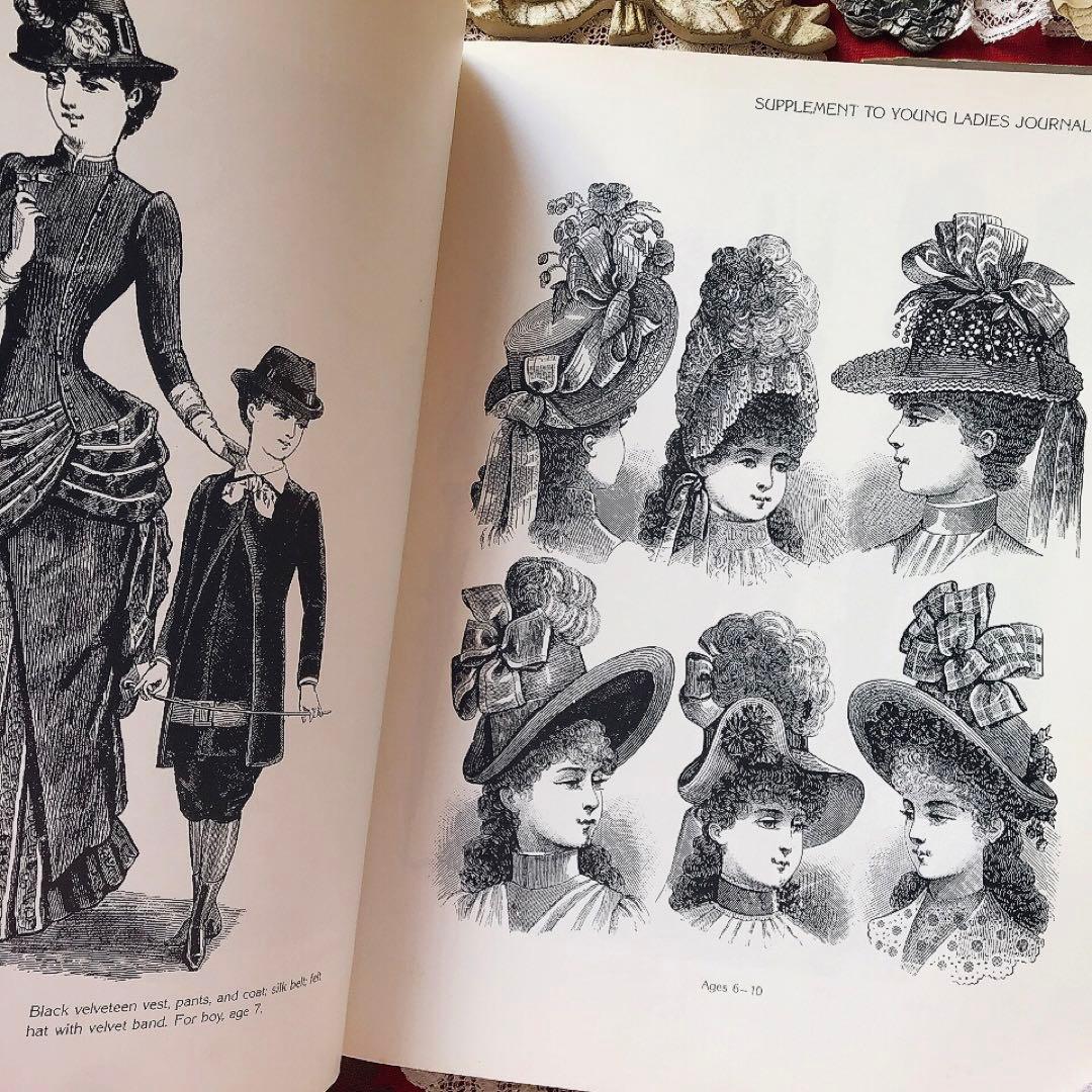 アンティーク子供服カタログ 広告 ヴィクトリアン洋書 少女♡ファッションプレート