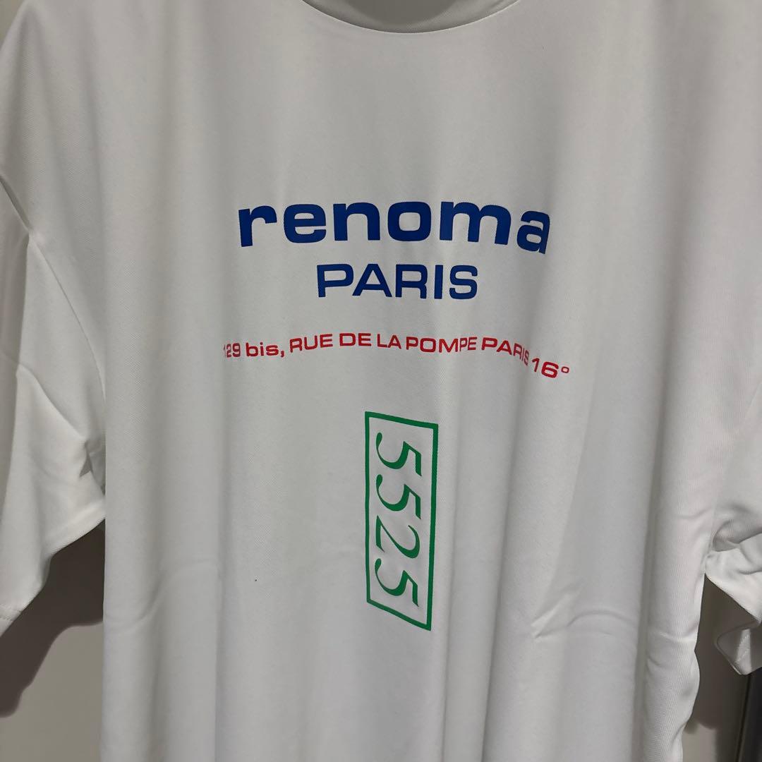 renoma GOLF 5525プリントロゴ モックネックXL