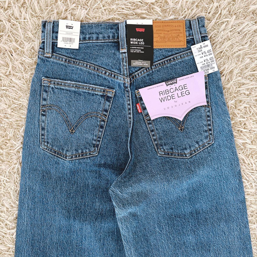 新品 Levi's DODO JEAN 別注 RIBCAGE WIDE LEG